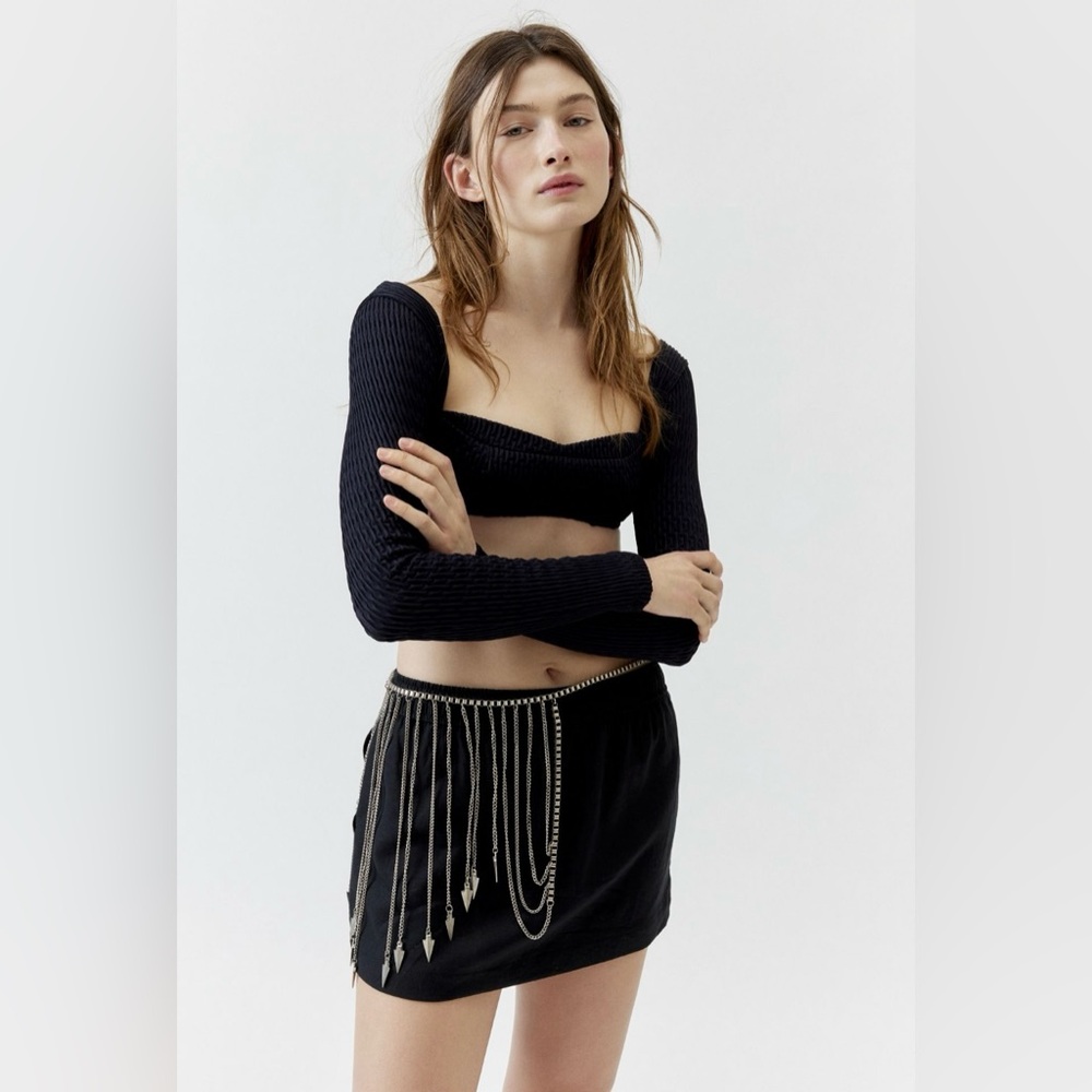 Urban Outfitters Phoenix Fringe Chain Belt